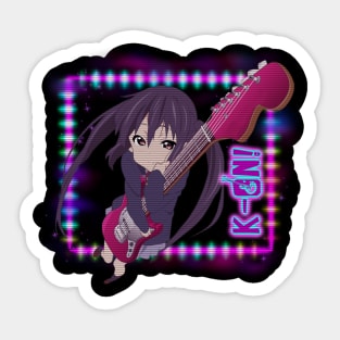 Yui's Guitar Serenade K-on! Melodic Journey Tee Sticker